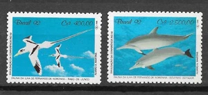 Brazil 1992 Mi.No. 2455 - 2456 Birds Marine life Dolphin 2v MNH** 3,50 € - Picture 1 of 1