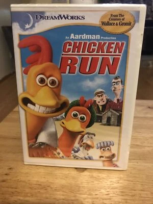 Chicken Run (DVD, 2000, Widescreen) Factory Sealed With Crack On Corner - Image 1 of 4