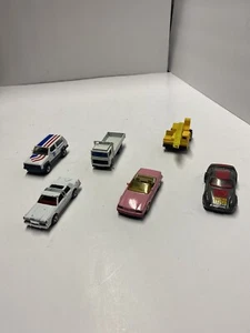 Lot of Six 1980s Matchbox - Lincoln, Porsche, Cadillac, Volvo, Jeep, Mobile Cran - Picture 1 of 6