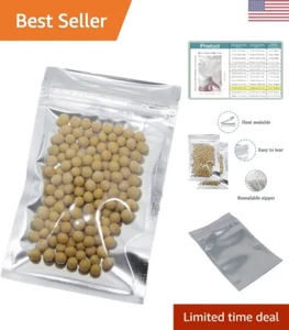 100 Pack 5.5x7.9 inch Inside Size 5.1x6.3 inch Clear Front Resealable Heat Se... - Picture 1 of 8