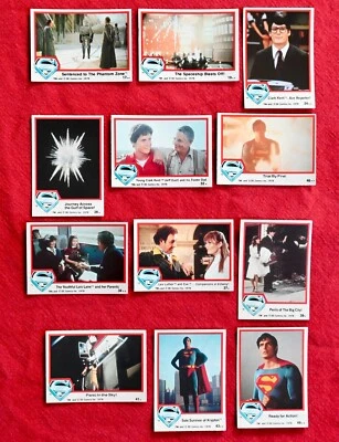 Job Lot Bundle 12 x Topps SUPERMAN Gum Cards #24, 43, 49 - White 1st Series 1978 - Image 1 of 4