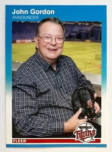 1987 Fleer John Gordon Custom Card That Never Were Minnesota Twins WS Champs - Picture 1 of 4