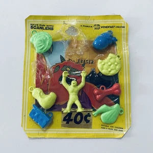 Scanlens Gumball Machine Display Toys Vintage Carded Vending Machine Toy Rare - Picture 1 of 8