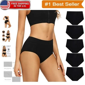 Pack of 5 Soft High-Quality Cotton Stretch Panties - Perfect for Everyday Wear - Picture 1 of 8