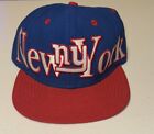 NFL Vintage New York Giants Reebok Pro Line Snapback Hat Rare Big Letters Blue
