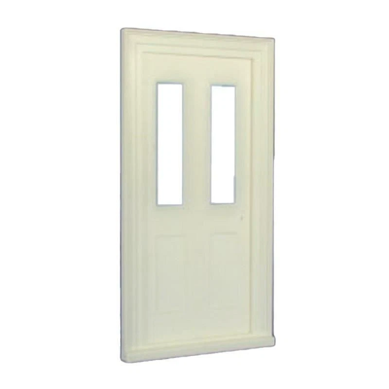 Bambole Casa Plastica Bianca Vittoriano Anteriore Porta Bicchiere Pannelli 1:12 - Immagine 1 di 4