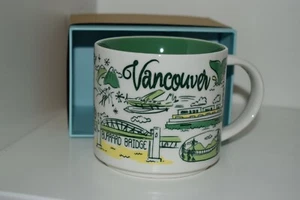Taza Starbucks Vancouver Columbia Británica Canadá ¡NUEVA! SERIE BEEN THERE - Imagen 1 de 2