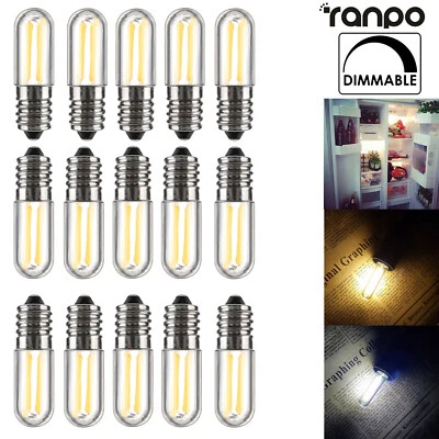 Dimmable Led Fridge Light Bulbs 2W 4W E14 Bulb Ac 110V 220V E12 3200K Cold Warm - Image 1 of 4