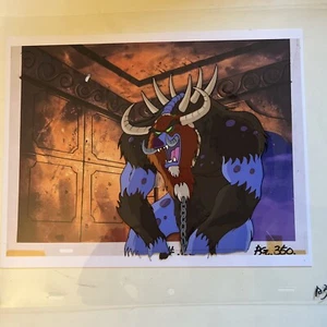 CONAN EL BÁRBARO original CELDA DE ANIMACIÓN fondo producción arte AVENTURERO - Imagen 1 de 6