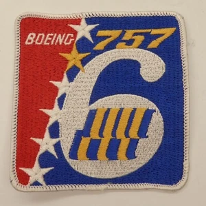 "Parche vintage de Boeing 757 #6 con diseño de estrellas y barras 4" - Imagen 1 de 1