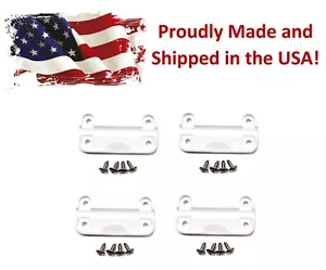 AFTERMARKET Igloo Cooler Plastic Hinges 4-PK and 16 Stainless Screw - Picture 1 of 8