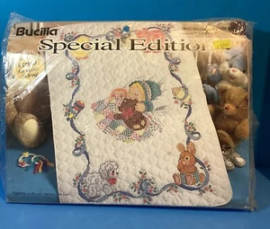New Rare Bucilla Sweet Dreams Quilt Top 64874 Special Edition Vintage - Picture 1 of 7