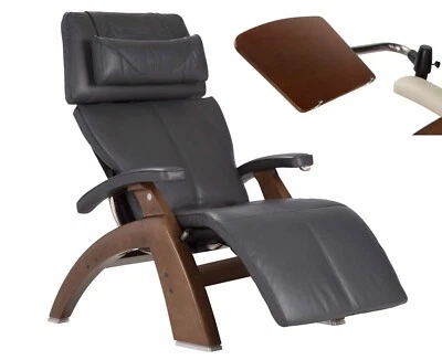 Human Touch Perfect Chair PC-420 经典手动至尊灰色皮革 + LapTop — 第 1/4 张图片