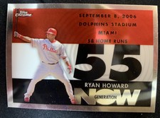 2007 (PHILLIES) Topps Chrome Generation Now #GN205 Ryan Howard