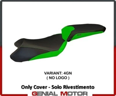 Seat saddle cover Cosenza 1 Green(GN)T.I. for KAWASAKI NINJA Z 1000 SX 2011>2016 - Image 1 of 2