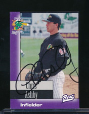 1997 Best Norwich Navigators Chris Ashby #6 signed auto autograph very tough