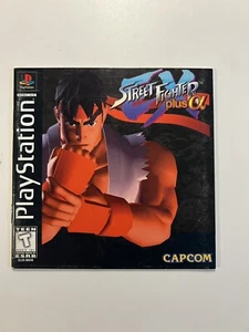 Street Fighter EX Plus Alpha (PlayStation 1, 1997) manual only *no Game* - Picture 1 of 2