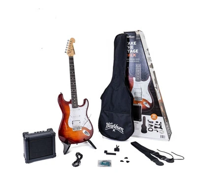 Washburn Sonamaster Take the Stage Electric Guitar Pack w/ Amp, Stand & Gigbag - Image 1 of 4