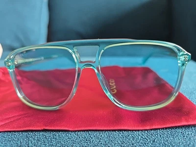 GUCCI 57 毫米飞行员光学镜框 GG0264O 003 太阳镜 — 第 1/4 张图片