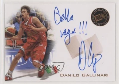 Press Pass Signings Bronze Inscriptions Danilo Gallinari Rookie Auto RC 2008 Foto 1 de 2