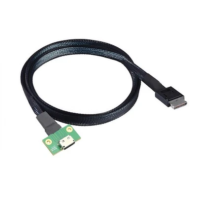 PCIE Oculink SFF 8611 4I 42P to SFF-8612 4I mother server hconversion line - Image 1 of 4