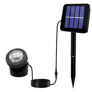 Solar LED Landscape Spotlight,Waterproof 6 LEDs Pond Light Underwater Light A... - Picture 1 of 7