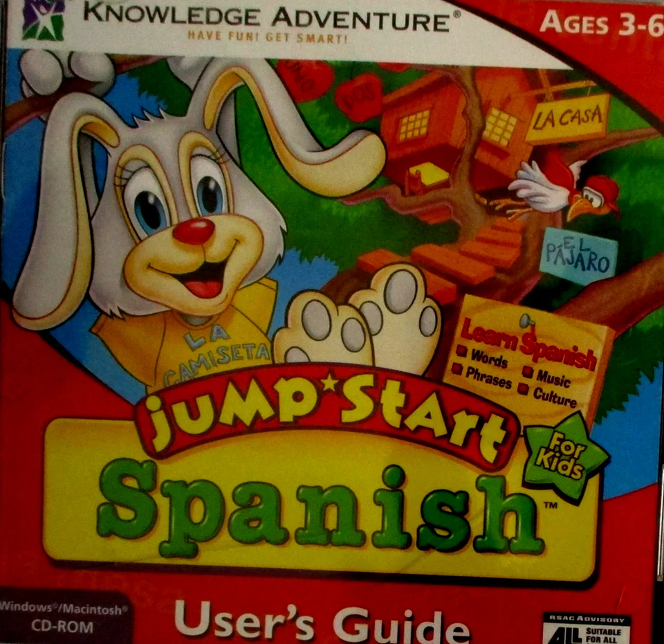 Jump Start Spanish for Kids Ages 3-6 CD-Rom PC Software #15 - Image 1 of 1