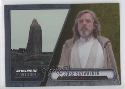 2016 Topps Star Wars Evolution Gold /50 Luke Skywalker Jedi In Exile #33 1j8 - Image 1 of 3