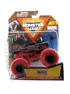 2025 HTF Monster Jam Venom Monster Truck Marvel Series 3 - Picture 1 of 2