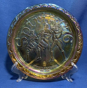 Spirit of 76 American Bicentennial 1776-1976 Carnival Glas Teller Vintage - Bild 1 von 4