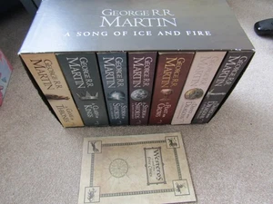 A Song of Ice and Fire Series George R.R. Martin, 7-Book Box Set, Paperback - Picture 1 of 3