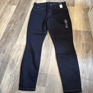 GAP curvy true skinny stretch 31R DARK BLUE DENIM New w tags - Picture 1 of 6