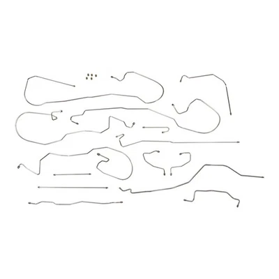 Silverado Sierra 1500 2003-08 2x2 kit completo de línea de freno de acero inoxidable Foto 1 de 4