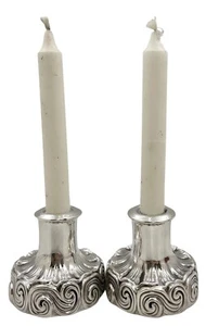 Pair of Tiffany & Co. Sterling Silver Candle Holders Designed by Louis C Tiffany - Picture 1 of 8