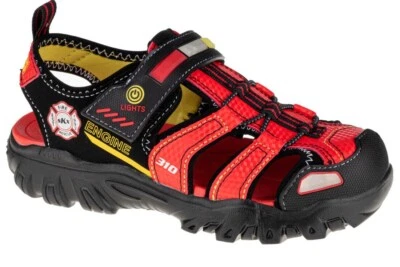 Skechers Boys Damager III Hot-Lights 3 Sandal 400072L-BKRD Outdoor Red 13UK RARE - Image 1 of 4