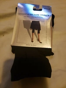 Ellen Tracy Legwear Capri Size M Black New - Picture 1 of 2