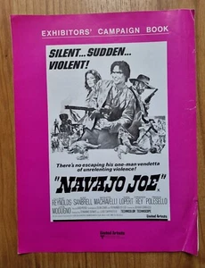 NAVAJO JOE Burt Reynolds 1966 Pressbook - Bild 1 von 1