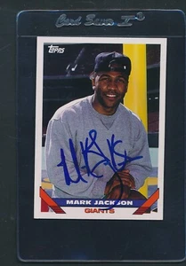 1993 Topps #289 Mark Jackson Giants Signed Auto *E4093 - Picture 1 of 1