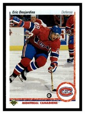 1990 Upper Deck #428 Eric Desjardins - Montreal Canadiens RC