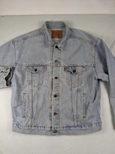 Chaqueta de Camionero Jean Denim Levi's 70507 Vintage Años 80-90 Hecha en EE. UU. XLarge XL - Imagen 1 de 10