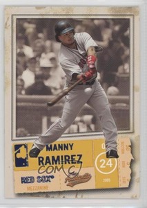 2005 Fleer Authentix Mezzanine /75 Manny Ramirez #98
