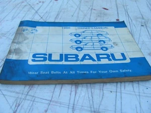 1986 Subaru Owner's Manual - Picture 1 of 8