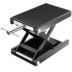 Lift Scissor Jack Stand Capacity for Motorcycles, ATV/UTV, Dirt Bikes,Black - Picture 1 of 6