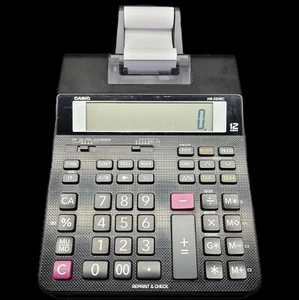 Casio HR-200RC Mini Desktop 2-Color Printing Calculator 12 Digit Display - Picture 1 of 4