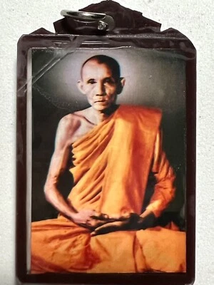 PHRA LP KUAY RARE OLD THAI BUDDHA AMULET PENDANT MAGIC ANCIENT IDOL#32 - Image 1 of 4