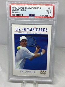 1992 Impel Olympicards #82 Jim Courier PSA 7.5