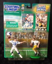1999 Peyton Manning Archie Manning Colts Saints  Starting Lineup Classic Doubles