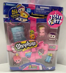 Shopkins Topkins Join the Party Season 7, 5 Pack, New - Picture 1 of 3