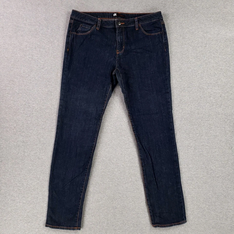 French Connection Size 12 UK Style Jeans Slim Lightweight Dark Wash - Image 1 of 4