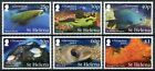 St Helena Christmas Stamps 2014 MNH Fishes Sharks Fish Corals Marine 6v Set